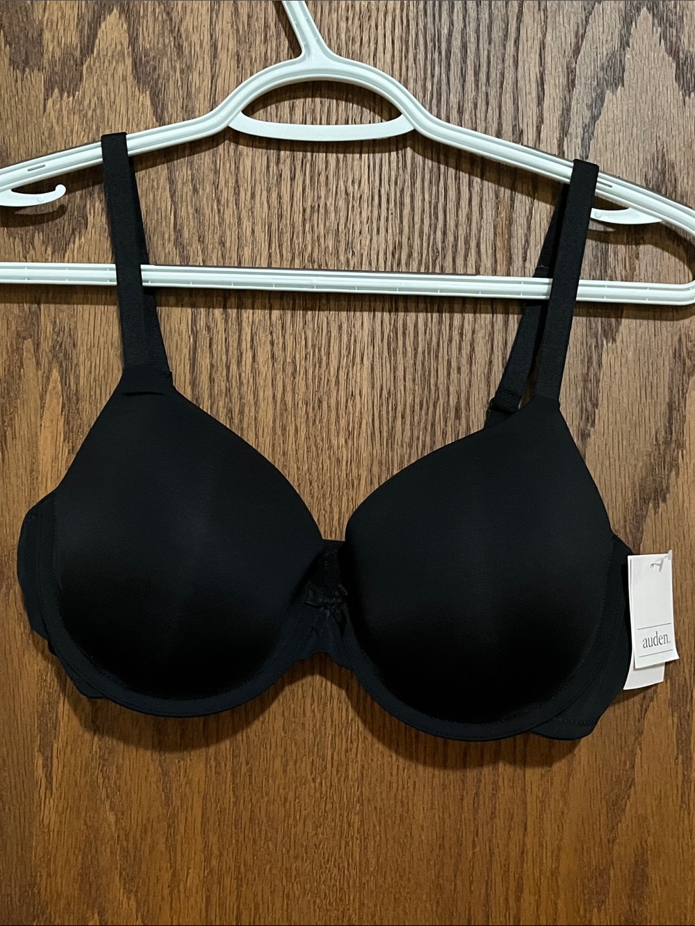 Auden Black Smooth T-Shirt Bra